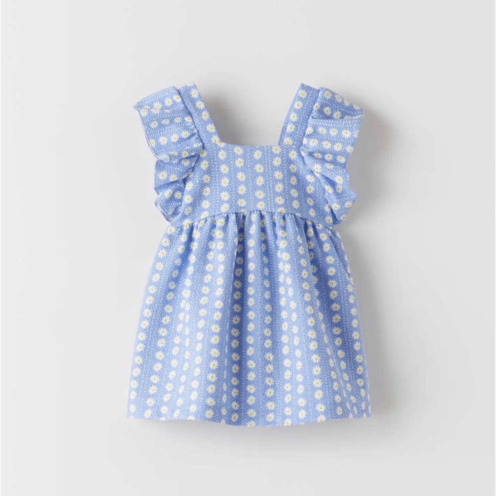 Zara Sunflower Dress 3-4yrs, cm 104